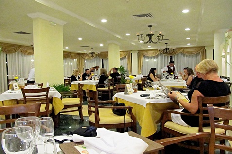 A clean and elegant restaurant