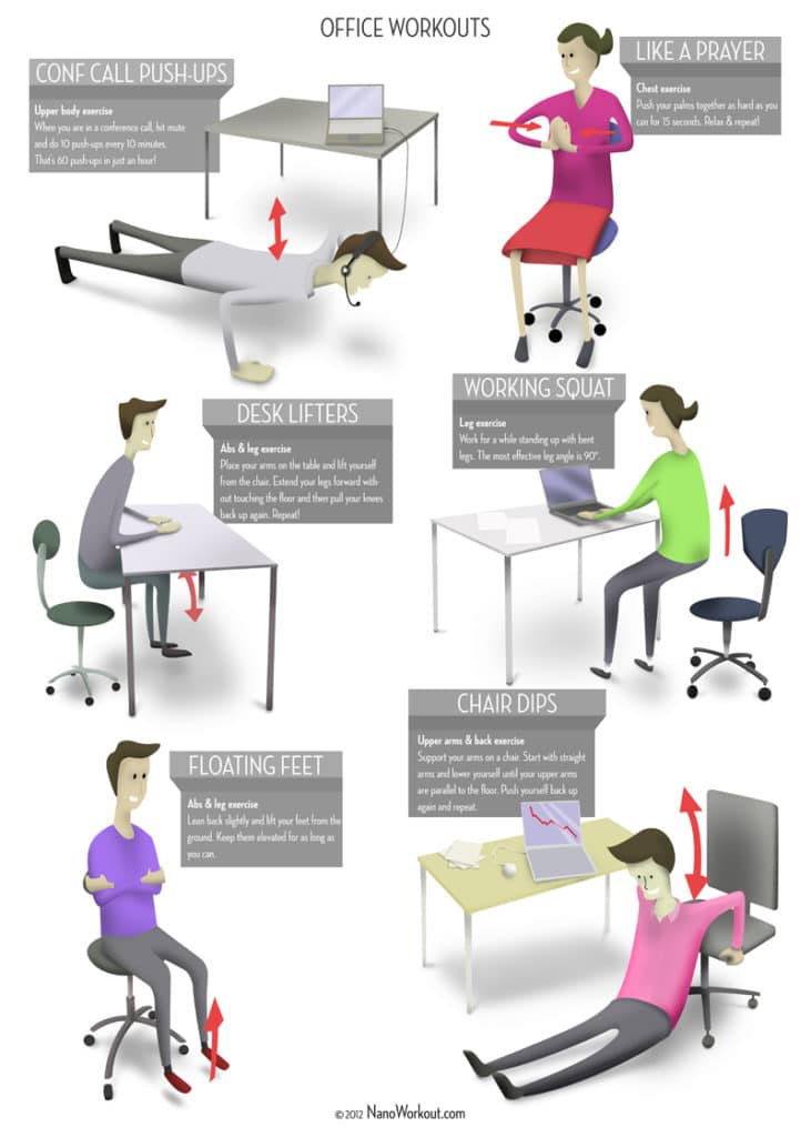 Office Workout Poster