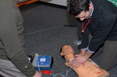 First aid training for employees