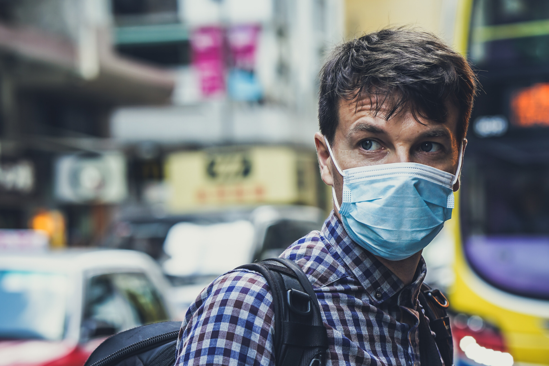 Man wearing Facemask