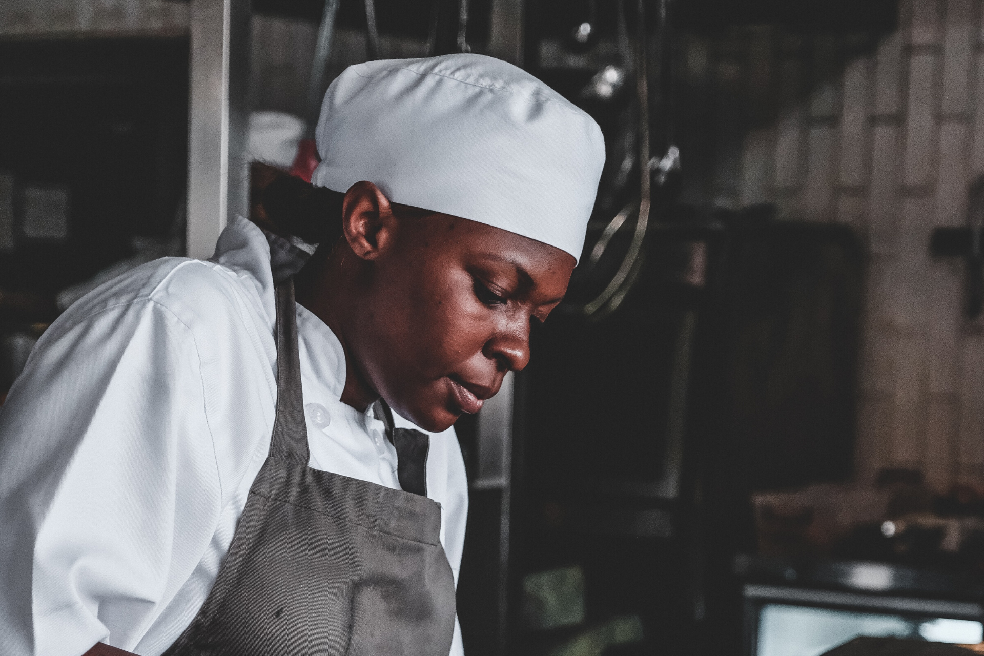 Chef wearing uniform