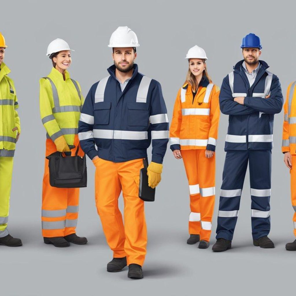 Workers in Protective Clothing