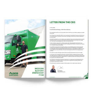 Alsco Uniforms - Modern Slavery Statement FY24